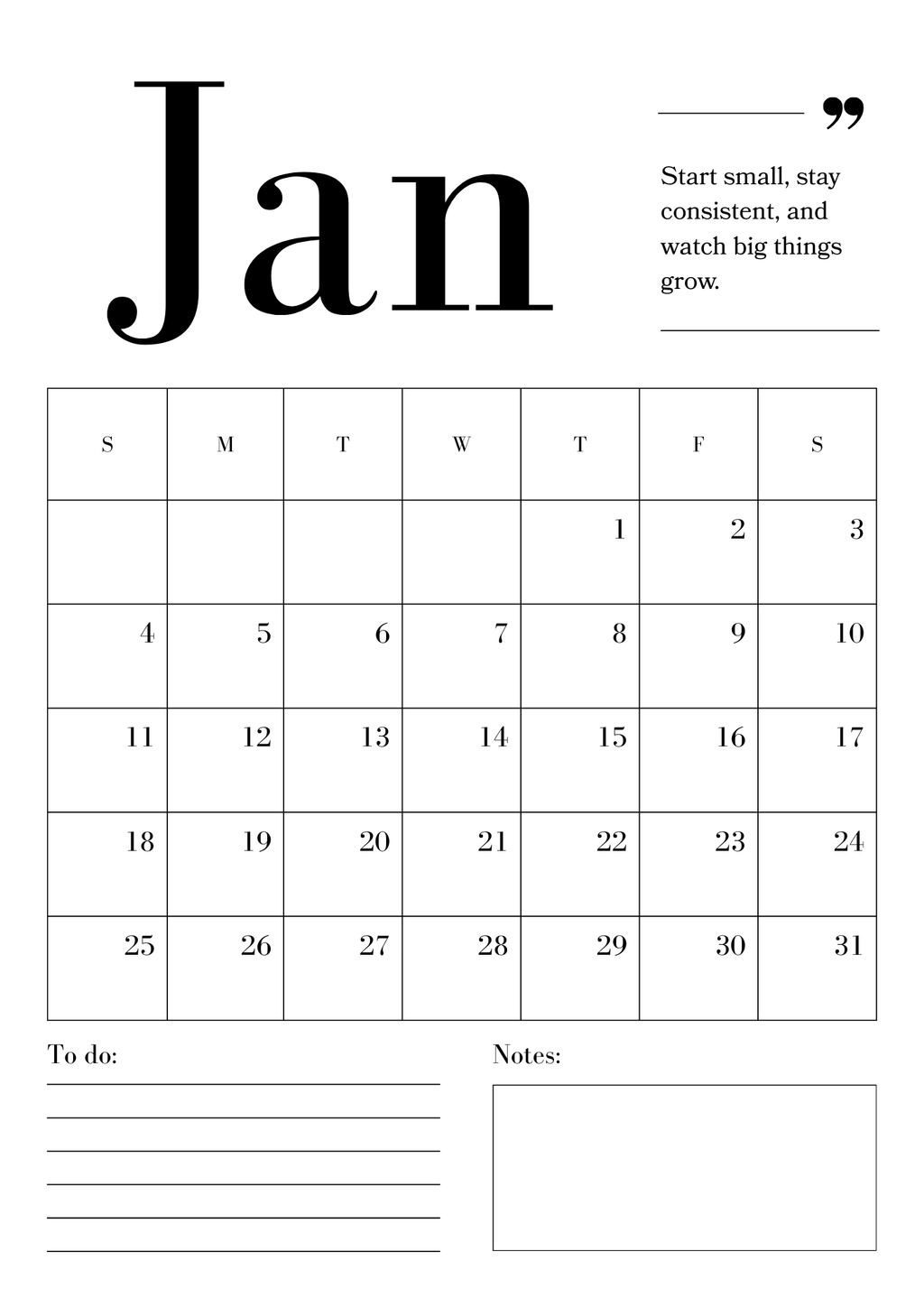The Essential Monthly Planner PDF | Elegant Digital Planner | Notebloom