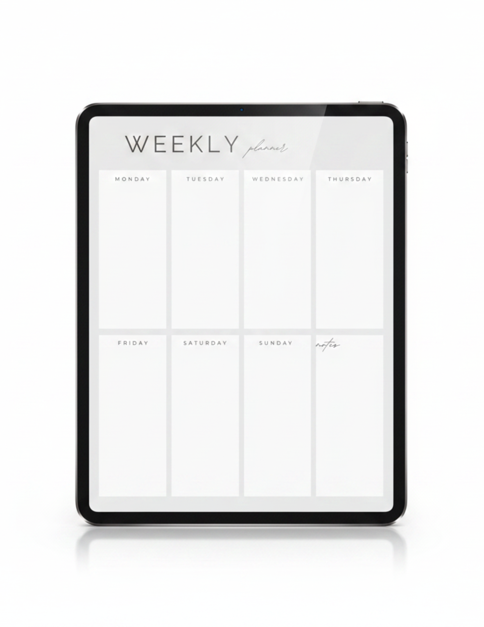 Notebloom Elegant Weekly Digital Planner | One-Page